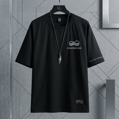 AI-дизайн: Олимпийский — mockup на вешалке